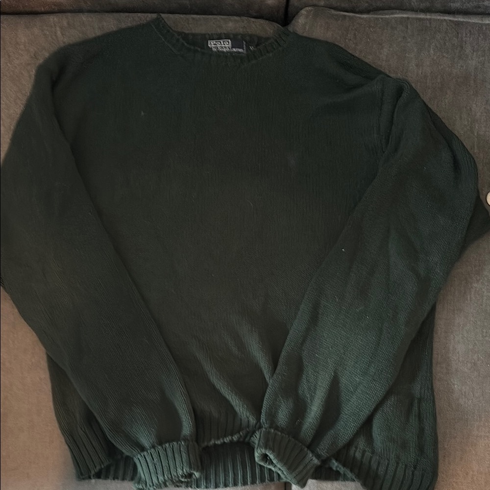 Ralph Lauren Green Crewneck Sweater